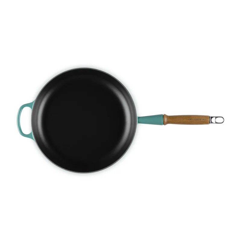 Sartén de hierro con mango de madera Le Creuset