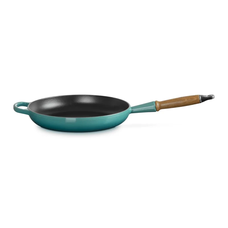 Sartén de hierro con mango de madera Le Creuset