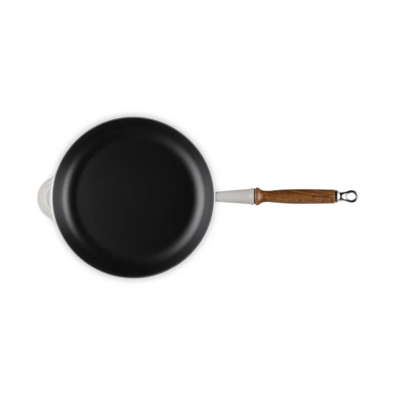 Sartén de hierro con mango de madera Le Creuset