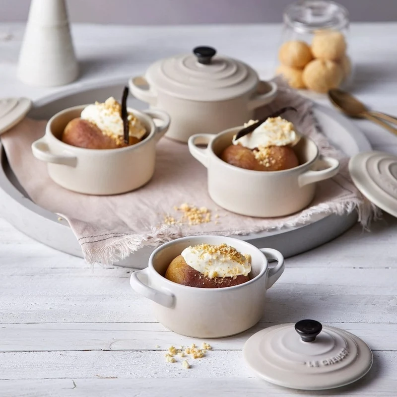 Mini-cocottes cerámicas Le Creuset