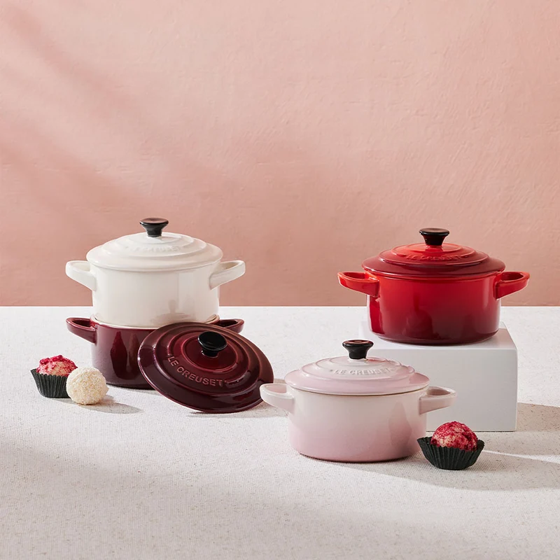 Mini-cocottes cerámicas Le Creuset