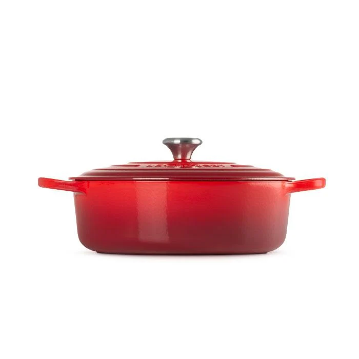 Cocotte redonda baja Signature Le Creuset