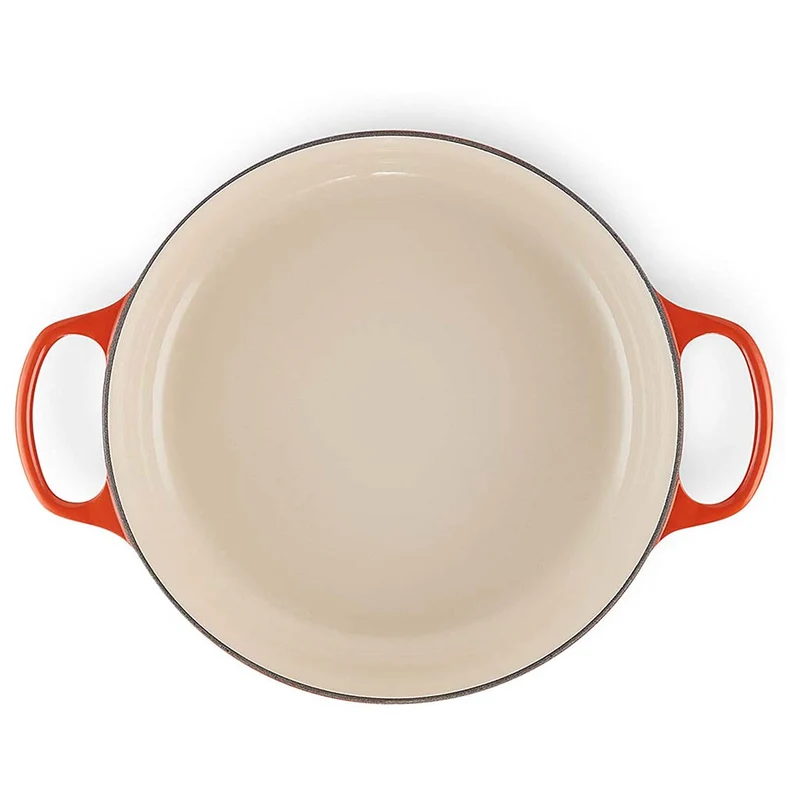 Cocotte redonda baja Signature Le Creuset