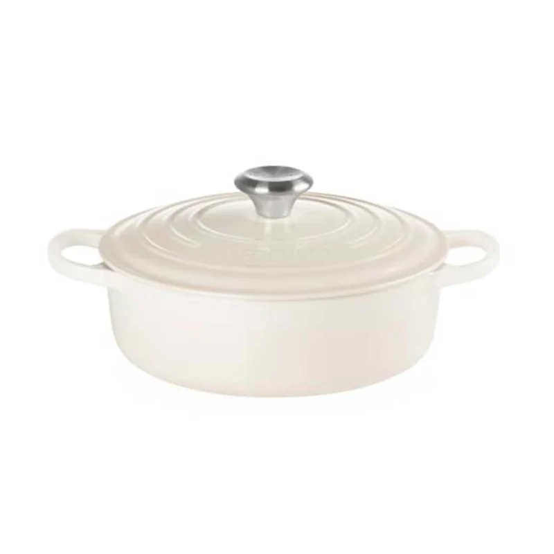Cocotte redonda baja Signature Le Creuset