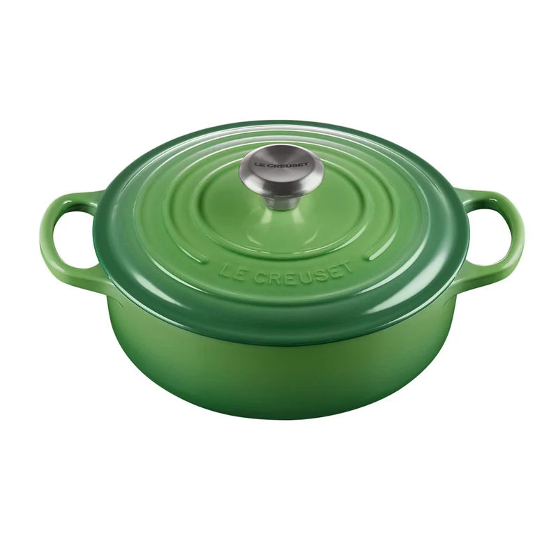 Cocotte redonda baja Signature Le Creuset