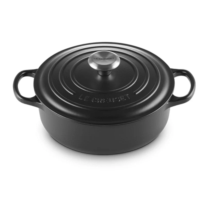 Cocotte redonda baja Signature Le Creuset