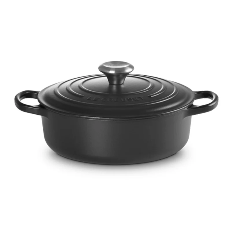 Cocotte redonda baja Signature Le Creuset
