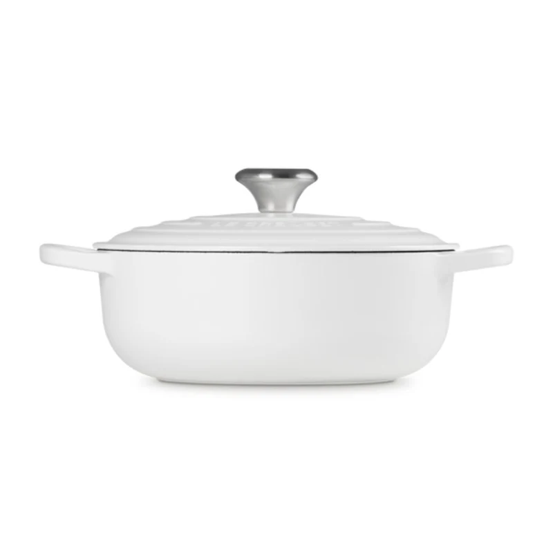 Cocotte redonda baja Signature Le Creuset