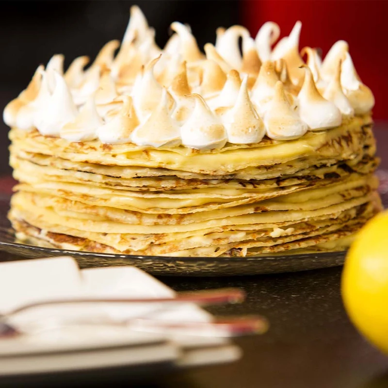 Sartén para crepes Mineral B mango haya De Buyer
