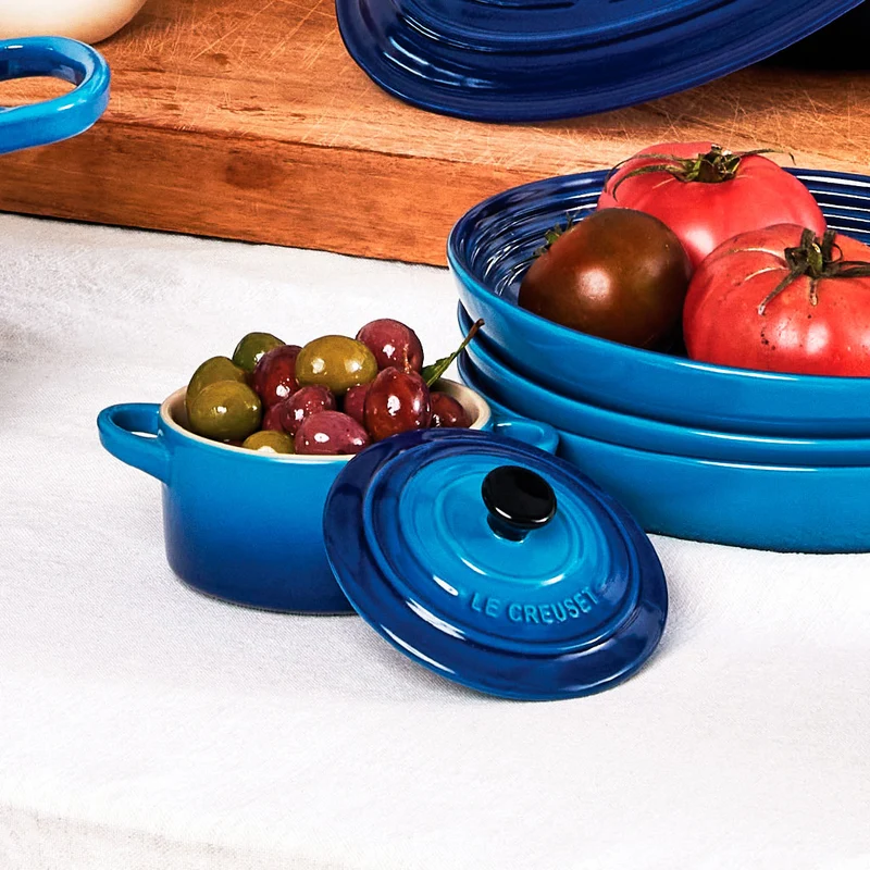 Set de 4 mini cocottes cerámicas Le Creuset