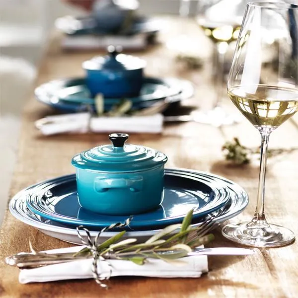 Set de 4 mini cocottes cerámicas Le Creuset