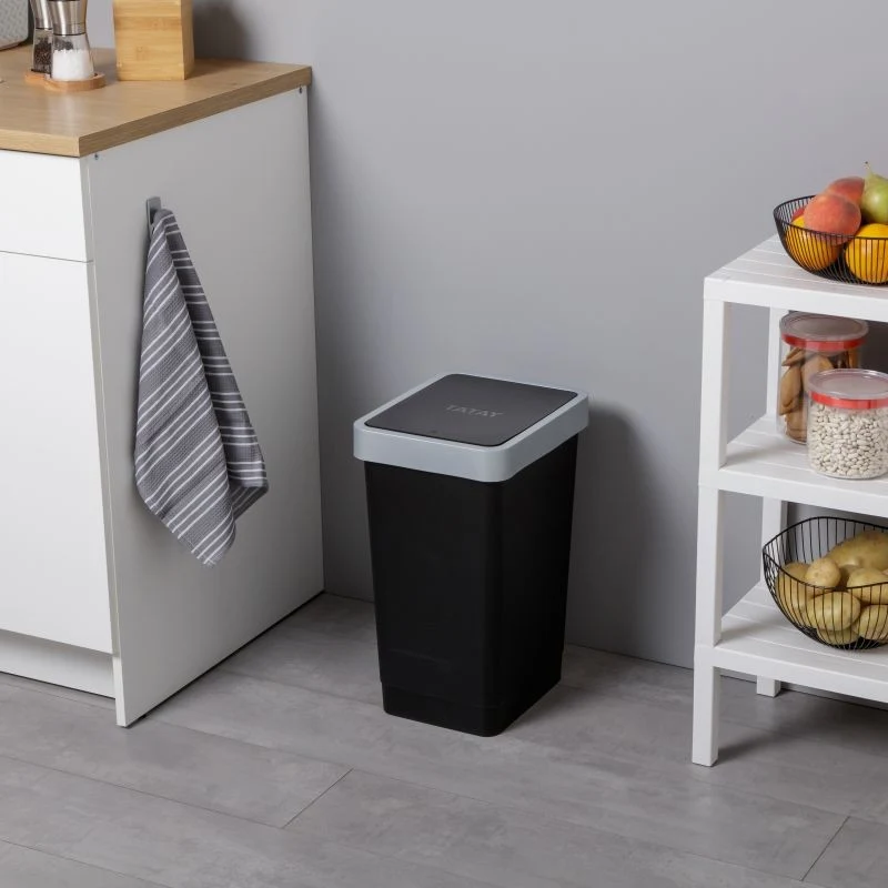CUBO SMART 25L BASCULANTE NEGRO
