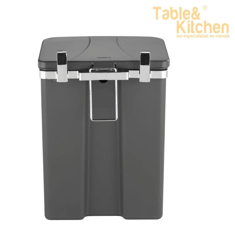 CUBO PARA PUERTAS 12 LITROS GRIS