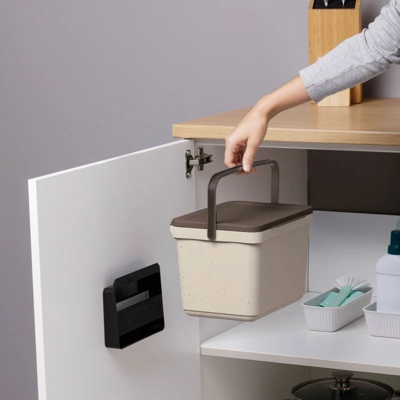 CUBO ORGANICO 6L SMART CON SOPORTE ECOHOME