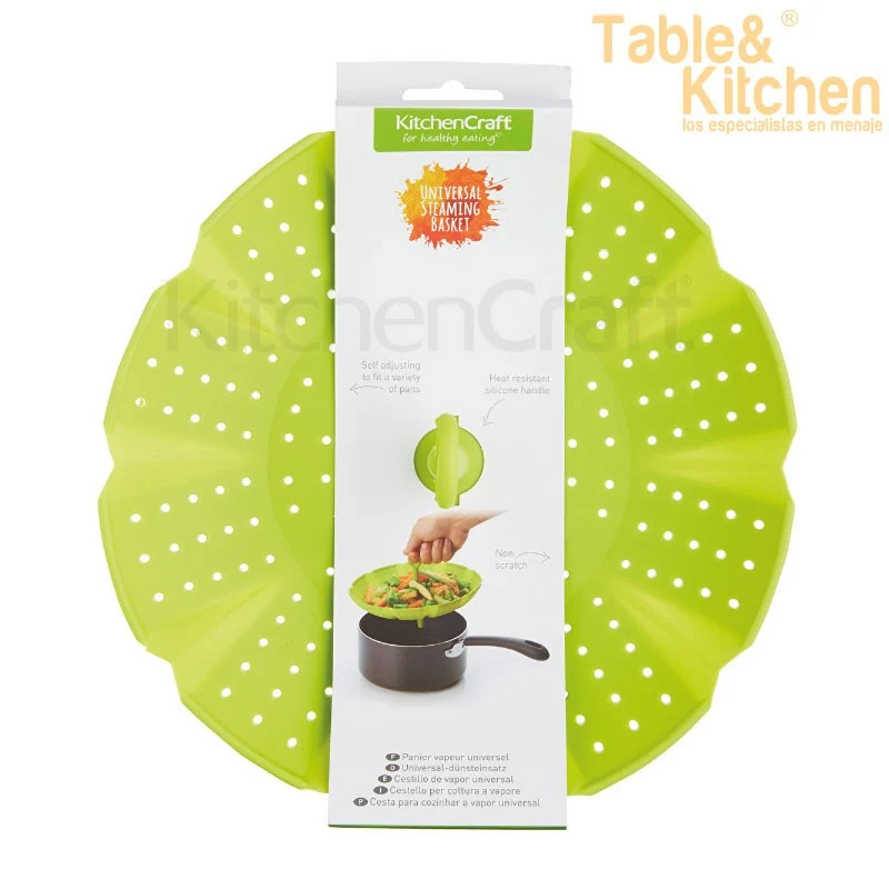 CESTA DE VAPOR SILICONA 24CM KITCHEN CRAFT