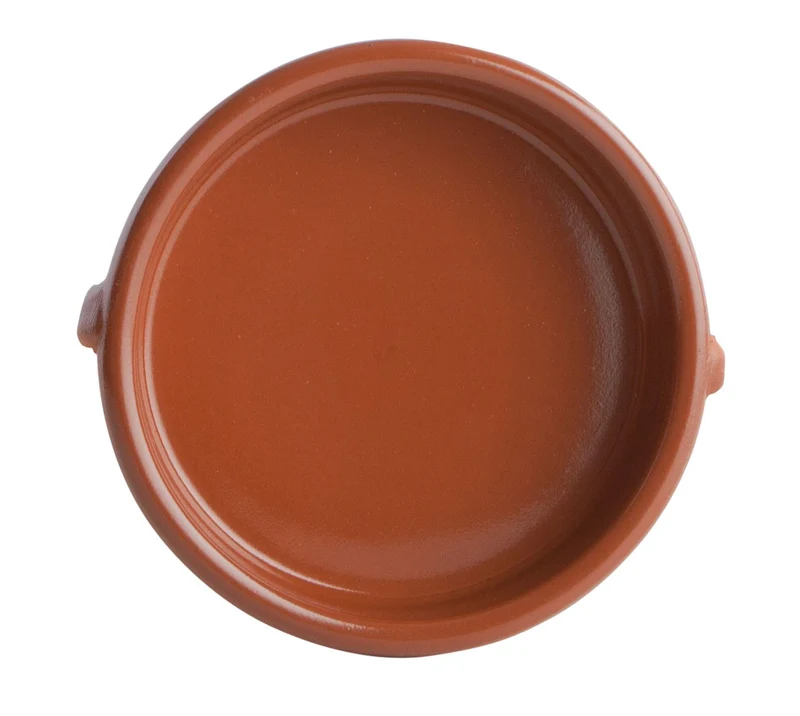 CAZUELA BAJA 28CM BARRO