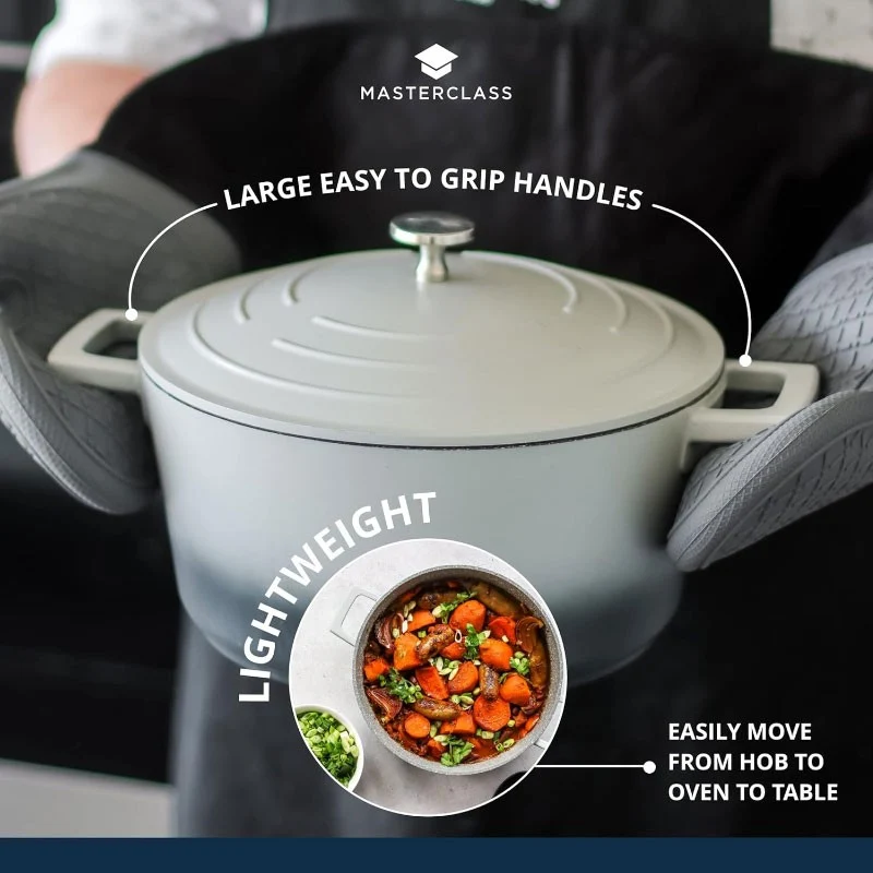 CAZUELA ALTA ALUMINIO FUNDIDO 20CM 2,5L MASTERCLASS