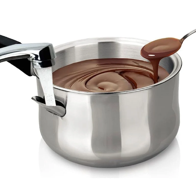 CAZO INOX BAÑO MARIA 16X9 CMS.