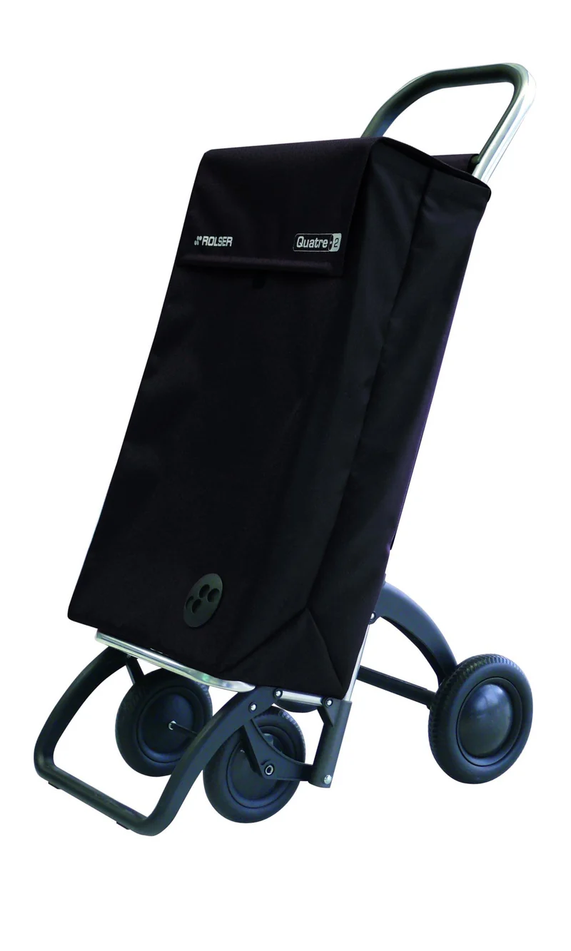 CARRO COMPRA 4 RUEDAS MF NEGRO/LIMA
