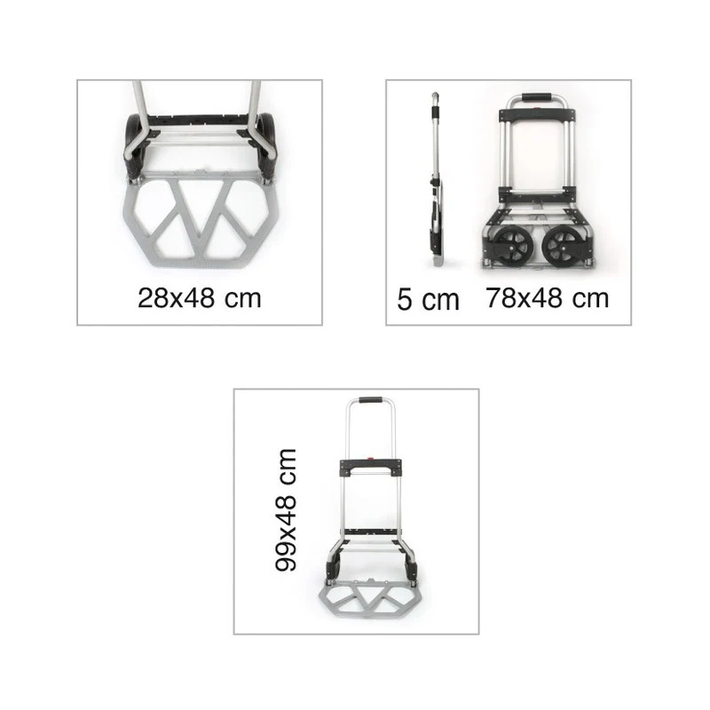 CARRETILLA PLEGABLE TRANSPORTE 75 KG HABITEX