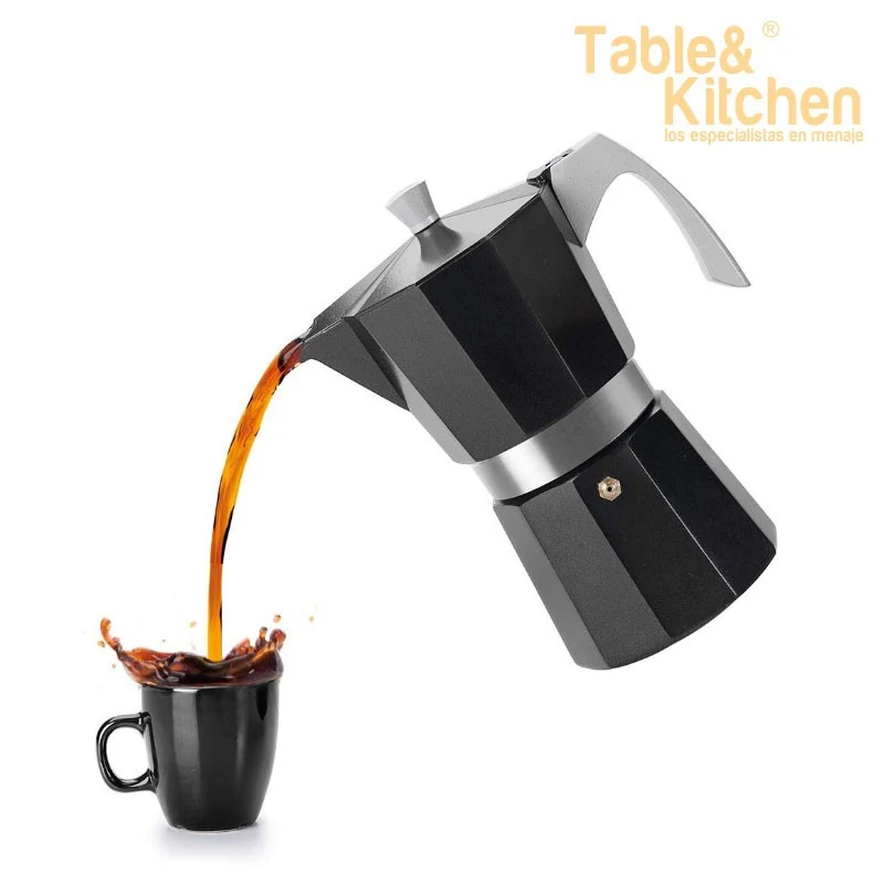 CAFETERA EXPRESS EVVA BLACK 6 TAZAS IBILI
