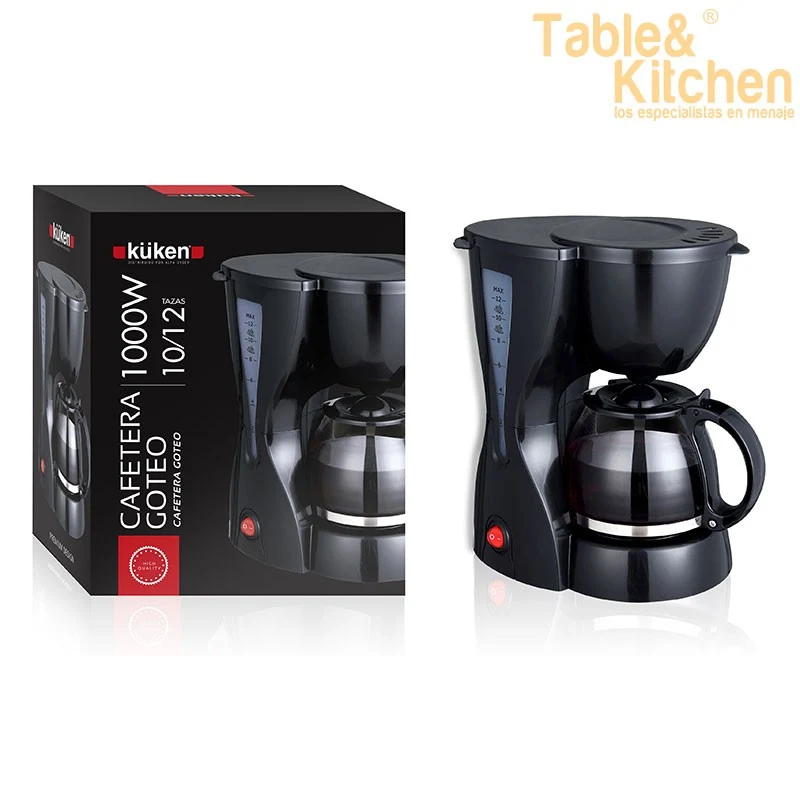 CAFETERA DE GOTEO 10/12 TAZAS KUKEN