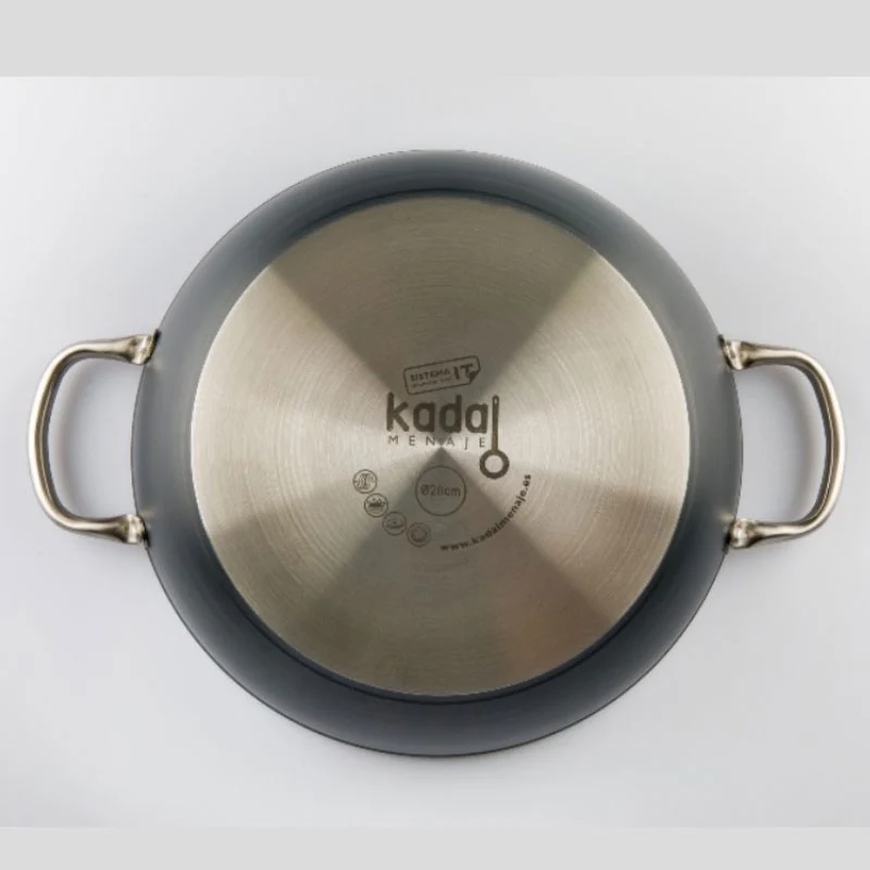 CACEROLA PROFESIONAL BAJA PIEDRA GREY 36CM