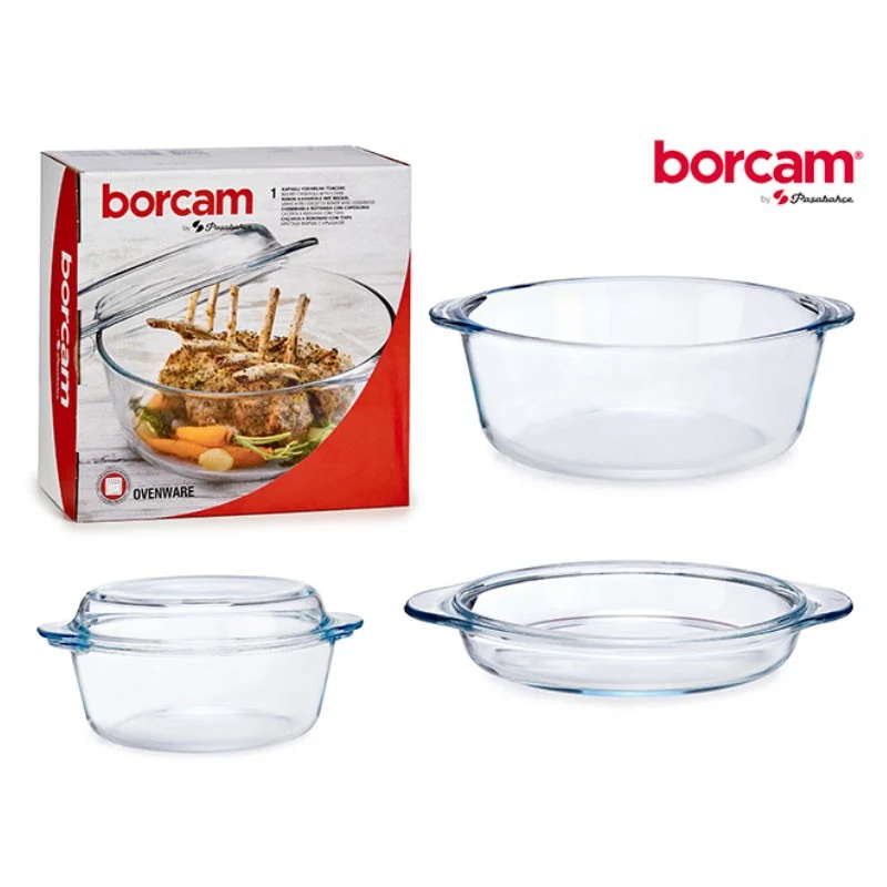 CACEROLA CON TAPA BORCAM 2,1 LITROS