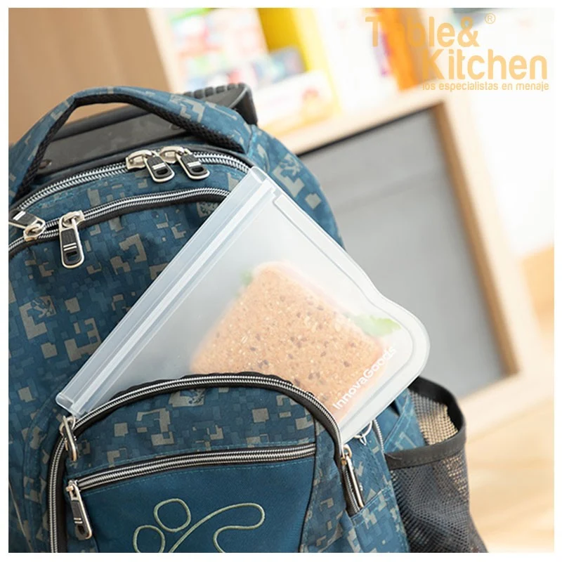 BOLSAS REUTILIZABLES PARA ALIMENTOS PACK 10 UNDS