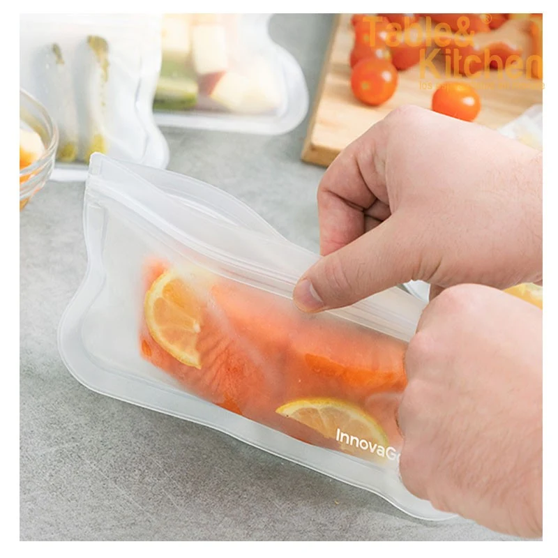 BOLSAS REUTILIZABLES PARA ALIMENTOS PACK 10 UNDS