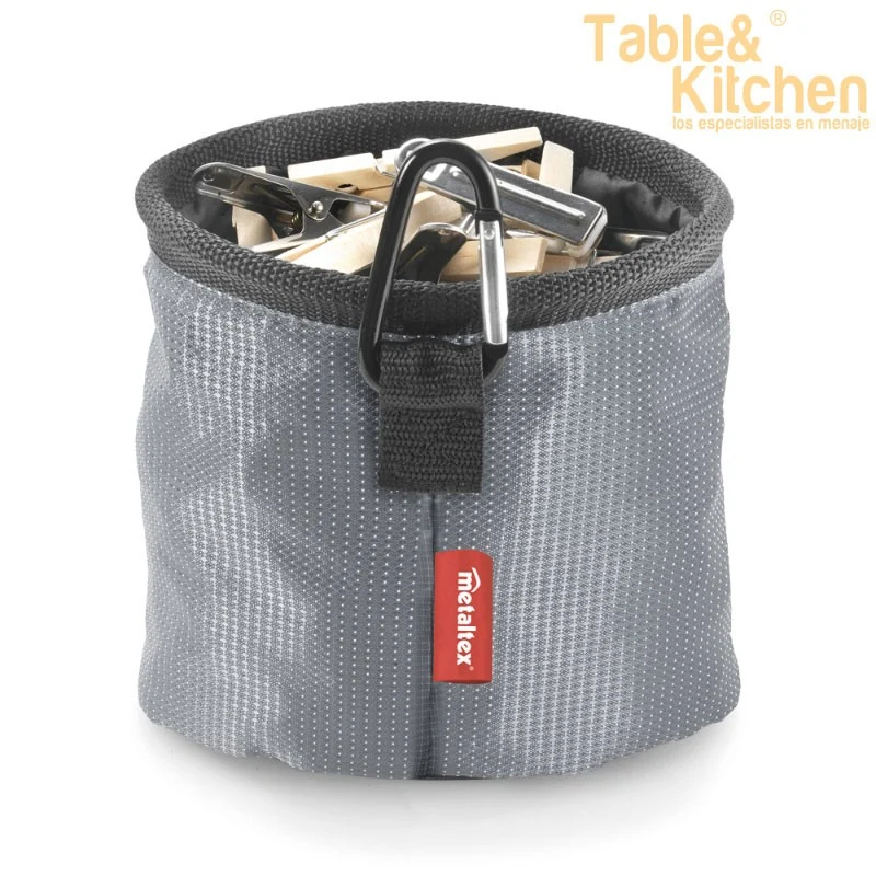 BOLSA PARA PINZAS CON COLGADOR