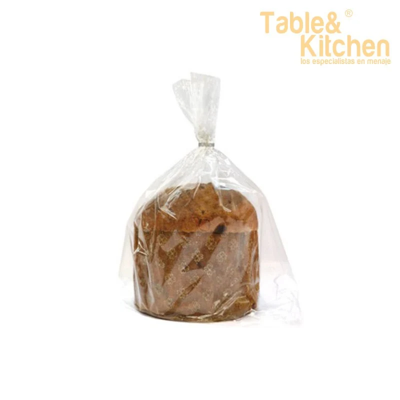 BOLSA PANETTONE 500 GRAMOS 10 UNIDADES+ CIERRES DE CRAFT