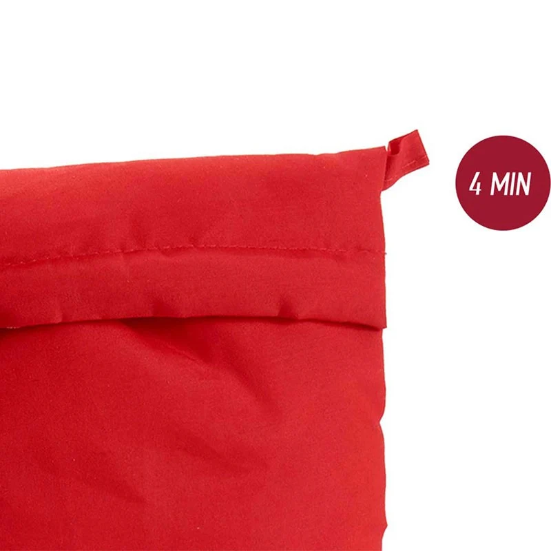 BOLSA MICROONDAS COCINAR PATATAS ROJA