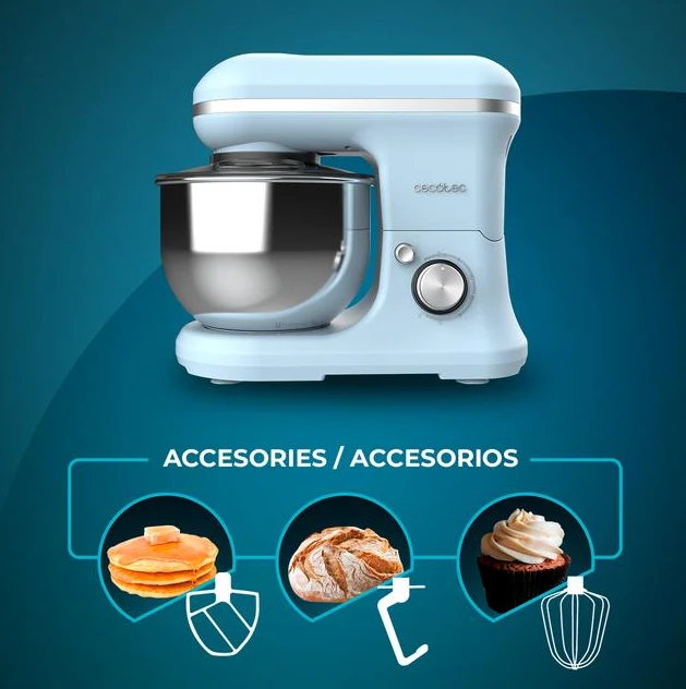 BATIDORA AMASADORA CECOMIXER MERENGUE 5L 1200 BLUE