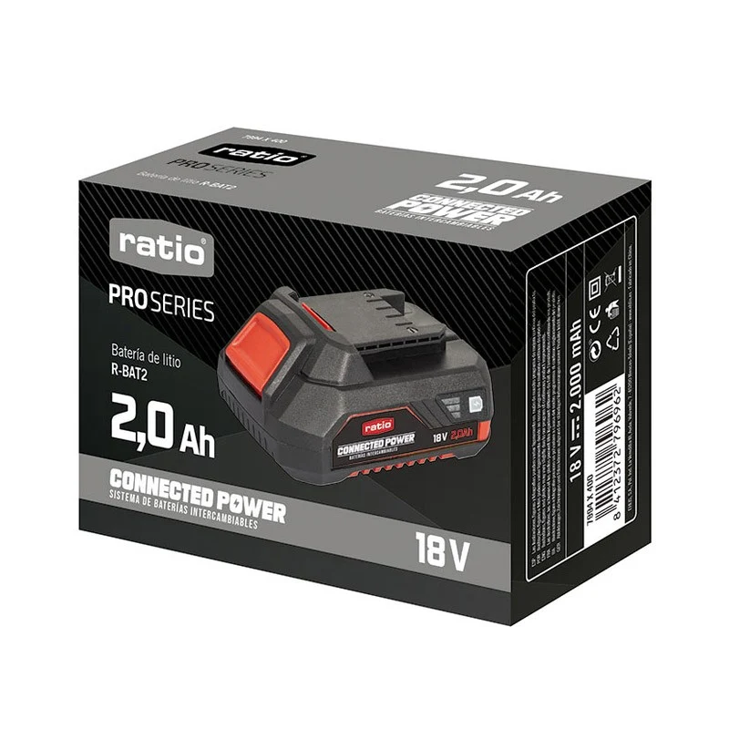 BATERIA 18V - 2.0AH CONNECTED POWER PRO SERIES RATIO