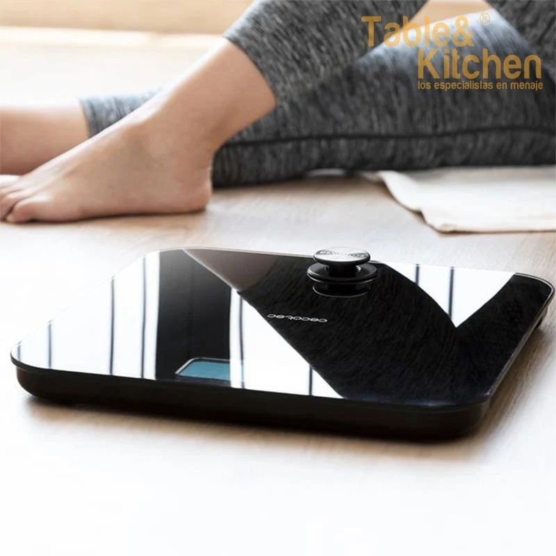 BASCULA DE BAÑO SURFACE ECOPWER 10000 HEALTHY BLACK