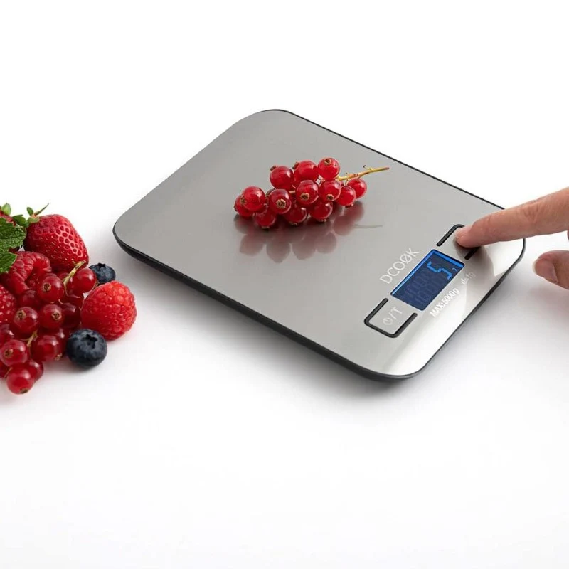 BÁSCULA COCINA INOX DCOOK