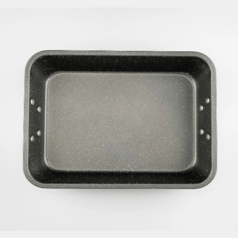 BANDEJA HORNO PIEDRA CON ASAS 40X18CM