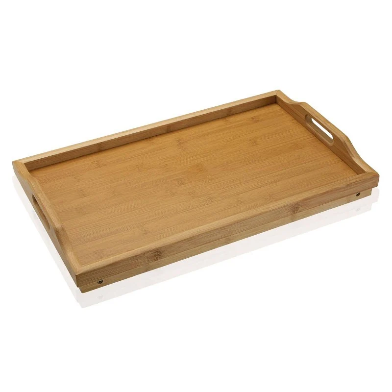 BANDEJA DE CAMA O SOFÁ DE MADERA CON PATAS