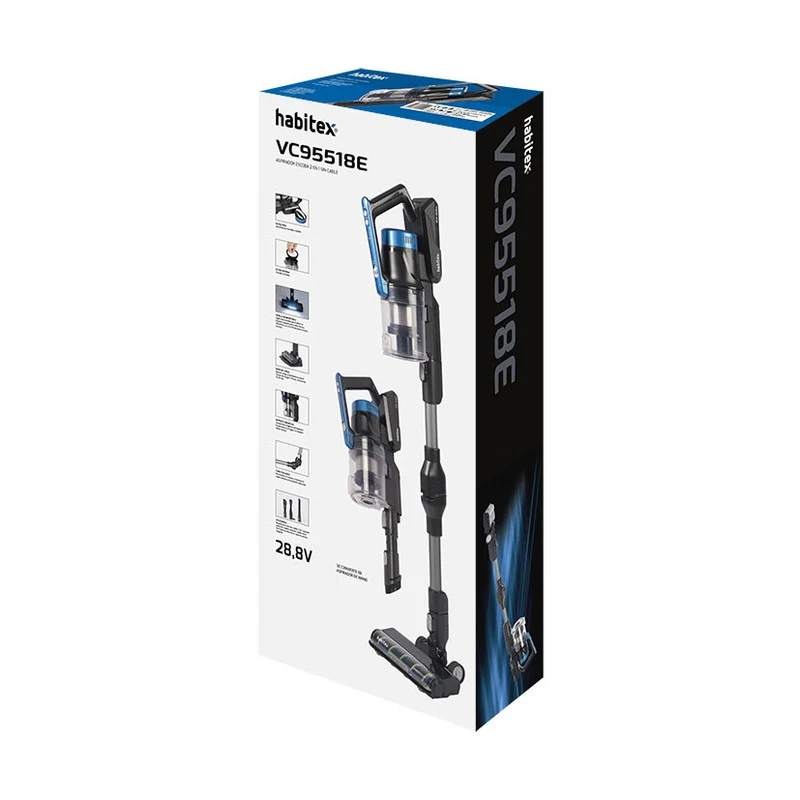 ASPIRADOR SIN CABLE VC95518E 450W HABITEX
