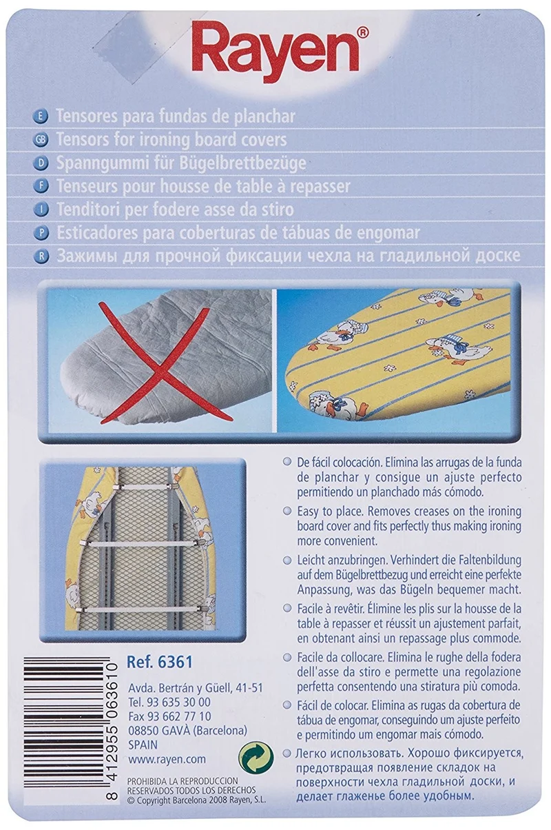 3 TENSORES PARA FUNDAS PLANCHAR