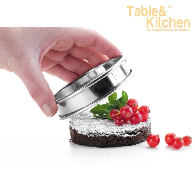 ARO TARTA BORDE VUELTO INOX 10X2,2CM