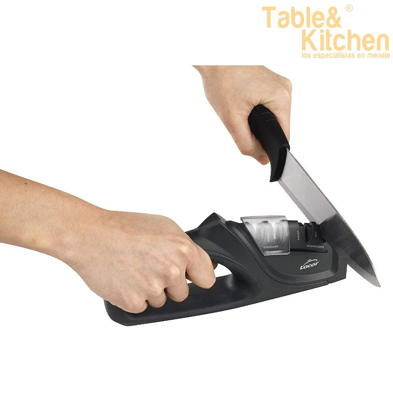 AFILADOR DE CUCHILLOS DUAL LACOR