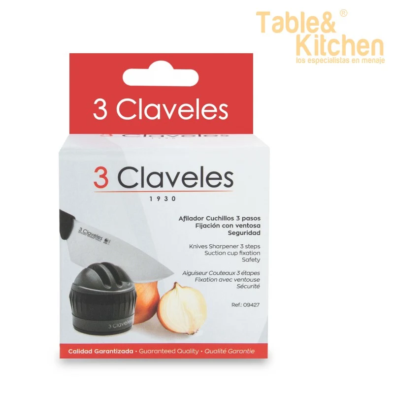 AFILADOR DE CUCHILLOS 3 FASES VENTOSA 3 CLAVELES