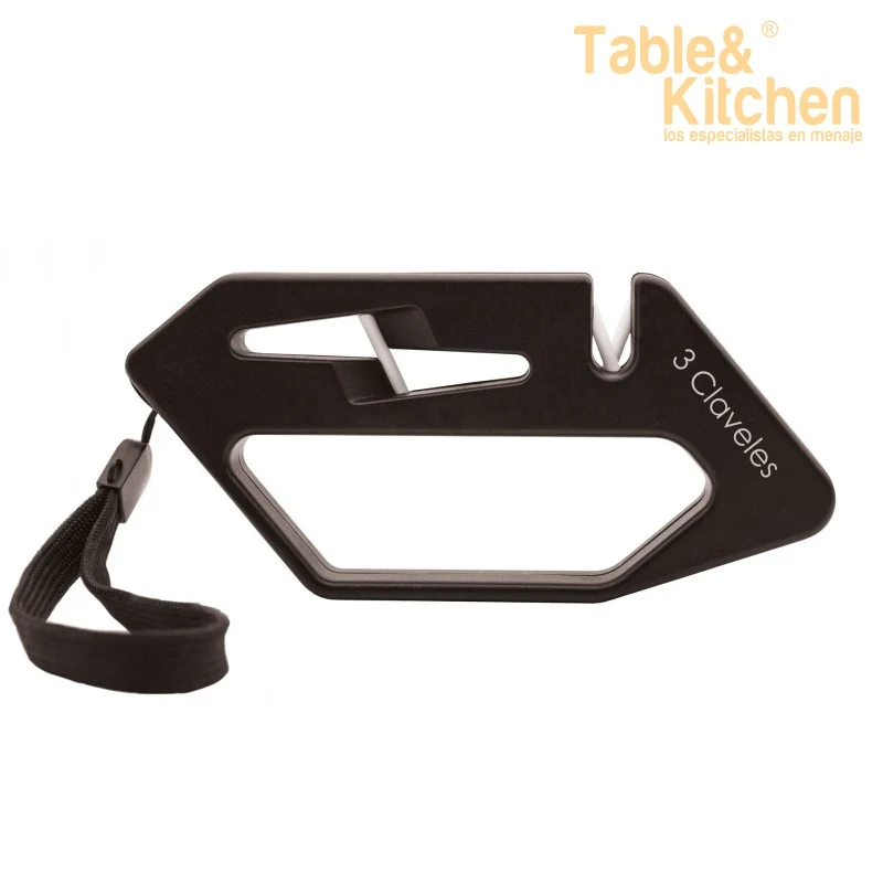 AFILADOR CUCHILLOS Y TIJERAS CON GUARDAMANOS 3 CLAVELES
