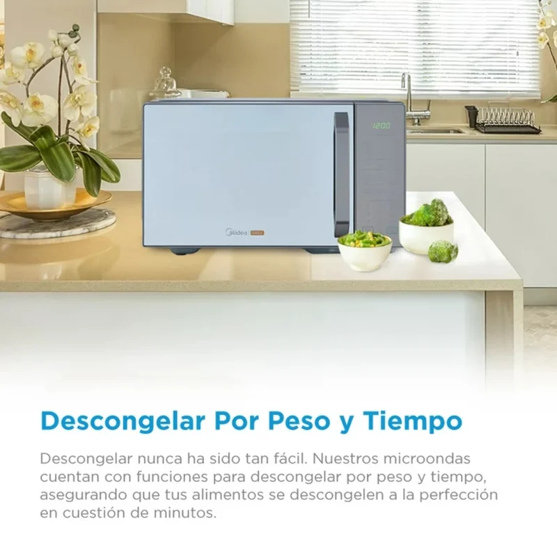 Midea Horno Microondas y Asador 1.1 Pies (MMDXG11S2MG-CA)
