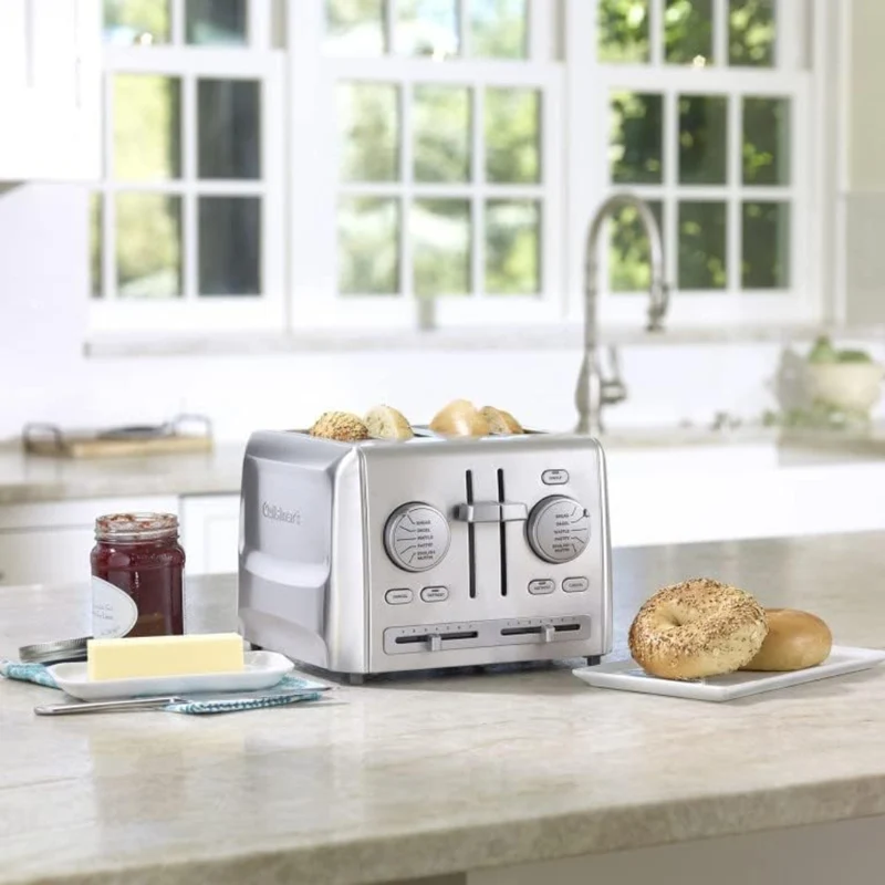 Cuisinart Tostador de Pan 4 Rebanadas Custom Select, CPT-640P1