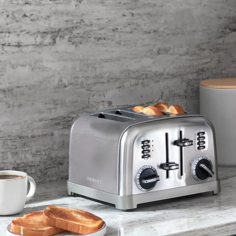 Cuisinart Tostador de Pan 4 Rebanadas, CPT-180P1
