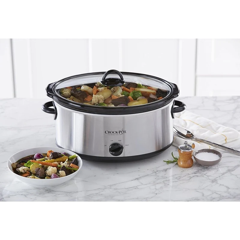 Crock-Pot Olla de Cocido Lento 6.6 Litros, SCV700-S