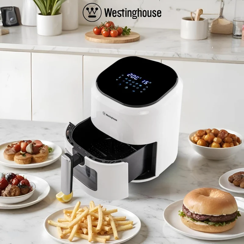 Westinghouse Freidora de Aire Digital Simple Life de 4,5 Litros, WKAFGOT01WH